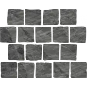 Керамогранит Italon Materia X2 Titanio Blocks 26.3x33 620110000062