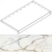 Ступень Rex Ceramiche Les Origines De Rex Or Glossy Gradino 33x120 770374
