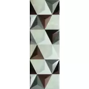 Настенная плитка 147-016-6 Valentina Brown Geometric 20x60 Gemma