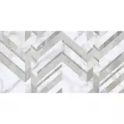 Плитка Golden Tile Marmo Bianco Chevron белый 30x60 настенная G70151
