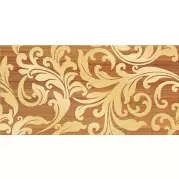 Декор Ampir бежевый темный 25х50 Ceramica Classic
