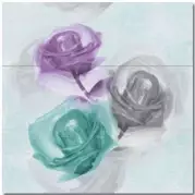 Декор Azuliber Texi Composicion Rosas AMT 3pzs 75x75