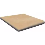 Ступень Exagres Stone Cartabon Ocre 33x33 угловая закругленная