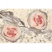 Панно Azulev Museum Decor Wetfloral Ivory 20x60