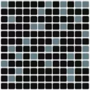 Мозаика Piranesi Mezclass Degrade Black №1 (2,5x2,5) 31,6x31,6