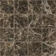 Мозаика Rex Ceramiche Les Bijoux De Rex Marron Imperial Matt 6mm 7.5x7.5 30x30 767627