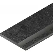 Бортик Italon Room X2 Black Bor. Svasato Round Dx 33x60 с выемкой закругленный правый 620090000665