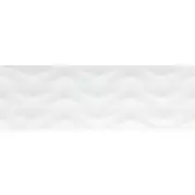 Плитка Ceramika Konskie Snow Glossy Axis White Struktura 25x75 настенная