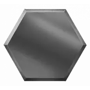 Плитка ДСТ Зеркальная плитка сота 20x17.3 графитовая настенная СОЗГ1