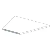 Бортик Atlas Concorde Russia Rinascente Grey Round Angolo Dx 30x60 закругленный угловой правый 620090000918
