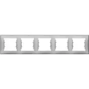 Рамка Schneider Electric Sedna SDN5800960 Алюминий (5 постов)