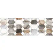 Плитка Primavera Hypnose Grey Decor 05 Glossy 30x90 настенная DG10-05