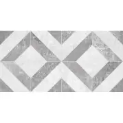 Настенная плитка Troffi 08-01-06-1339 серый узор 20x40 Ceramica Classic
