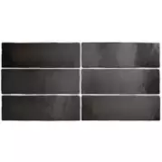 Настенная плитка Equipe Magma Black Coal 6,5x20