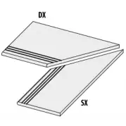 Ступень с насечками 62187 I Quarzi Grad.Bordo Grip Diaspro Dx 20 Mm 30x60 La Fabbrica