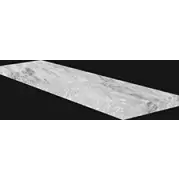 Ступень 75519 Supreme Angolo Dx Grad.C.Retta Silver Lev. 33x120 Cerdomus