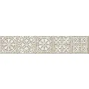 Бордюр Polis Ceramiche Domus Aurea Listello Perlage Matt 8.5x45 15986