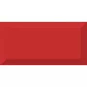 Плитка Vives Ceramica Rivoli Mugat Rojo 10x20 настенная