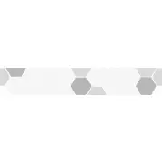 Бордюр Polcolorit Cristal Bianco Modular 12.1x74.4
