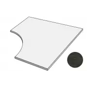 Ступень Ascot Ceramiche Prowalk Angolo Toro Tondo Anthracite 2cm 90x90 PKAT97OR
