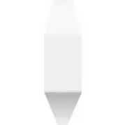 Специальный элемент Vives Ceramica Dandy Angulo Remate Blanco Brillo 1.5x5
