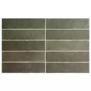 Плитка Equipe Argile Khaki 6x24.6 настенная 27568