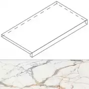 Ступень Rex Ceramiche Les Origines De Rex Or Mat Gradino 33x120 770370