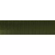 Плитка Tubadzin Groove Olive 1 Gloss Str 7.8x29.8 настенная