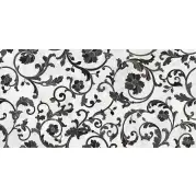 Декор Versace Emote Floreale Bianco Nero 78x39 262554