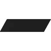 Настенная плитка 23356 Chevron Wall Black Left 5.2x18.6 Equipe