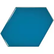 Настенная плитка 23834 Scale Benzene Electric Blue 10.8x12.4 Equipe