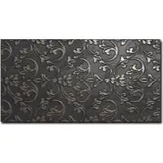 Декор Fondovalle Crystall Damascato Nero Riv 30x60 0349CRYDE00
