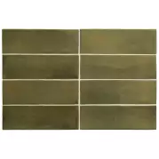 Плитка Equipe Coco Verd Matt 5x15 настенная 27983