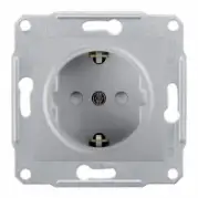 Электрическая розетка Schneider Electric Sedna SDN3000160 Алюминий