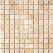 Мозаика настенная CV20010 Onyx Mos.Nat. Golden Oniyx 2.5x2.5 30.5x30.5 Colori Viva