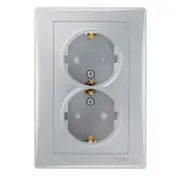 Электрическая розетка Schneider Electric Sedna SDN3000760 Алюминий