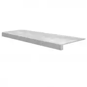 Ступень Grasaro Beton Евро Проходная Белая Матовая 34.5x120 G1104MR