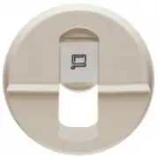 Лицевая панель розетки RJ45 Legrand Celiane 066235 Слоновая Кость