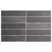 Плитка Equipe Argile Dark 6x24.6 настенная 27565