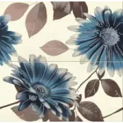 Панно Opoczno Sun Flower Blue 58,3x59,3 (комплект)