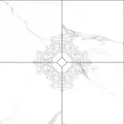 Панно 6000601 I Marmi Composizione 4pz Carrara 120x120 Vallelunga