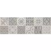 Плитка Azulejos Benadresa Reine Mosaico Vintage Silver 30x90 настенная BND0592