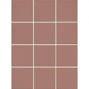 Мозаика Kerama Marazzi Агуста розовый матовый из 12 частей 9.8x9.8 30x40 1336