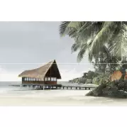 Панно Alma Ceramica Ailand Домик 40x60 PWU11ALD3