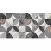 Плитка Laparet Focus серый узор 25x50 настенная 34085