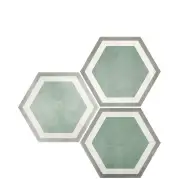 Керамогранит Durstone Six Cementine Pisa Aqua 23x27