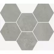 Мозаика Italon Terraviva Grey Hexagon 25x29 620110000109