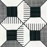 Керамогранит 22122 Caprice Deco Block B&W 20x20 Equipe
