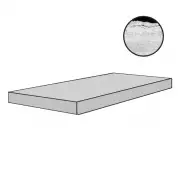 Ступень Floor Gres B and W Marble Flow Mat Gradino Sx 33x120 767444