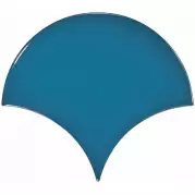 Настенная плитка 23841 Scale Fan Electric Blue 10.6х12 Equipe